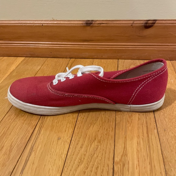 Aldo red lace-up sneakers - Picture 4 of 5